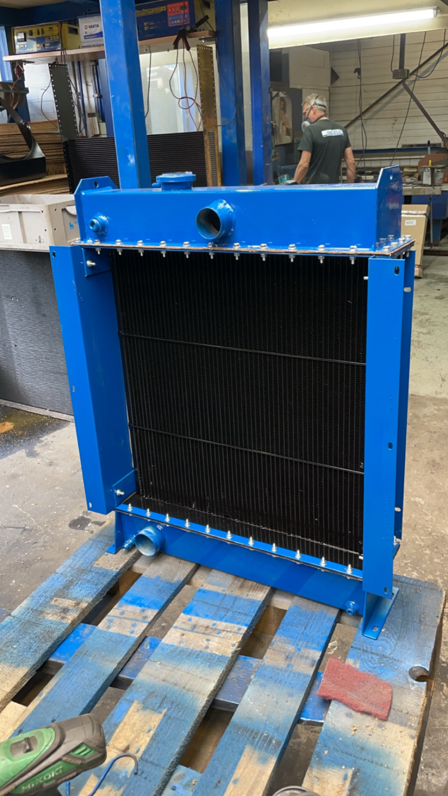 Revisie en coating radiateur